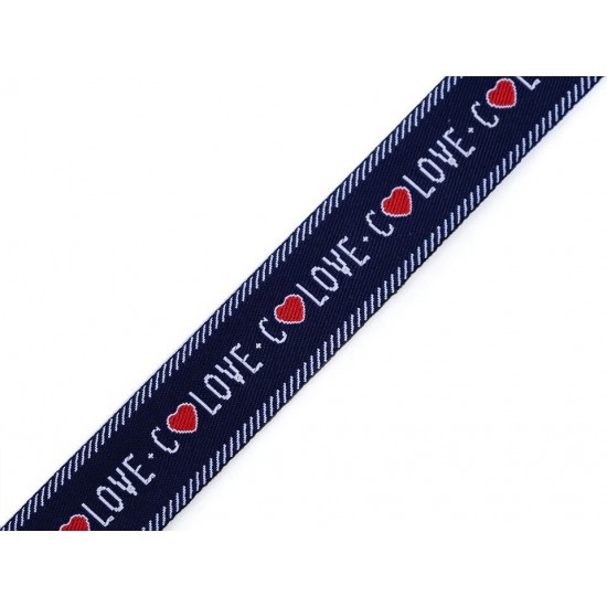 Лента 28мм "Love" 520187
